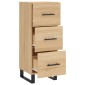 vidaXL Ντουλάπι Sonoma Δρυς 34,5x34x90 εκ. από Επεξεργασμένο Ξύλο