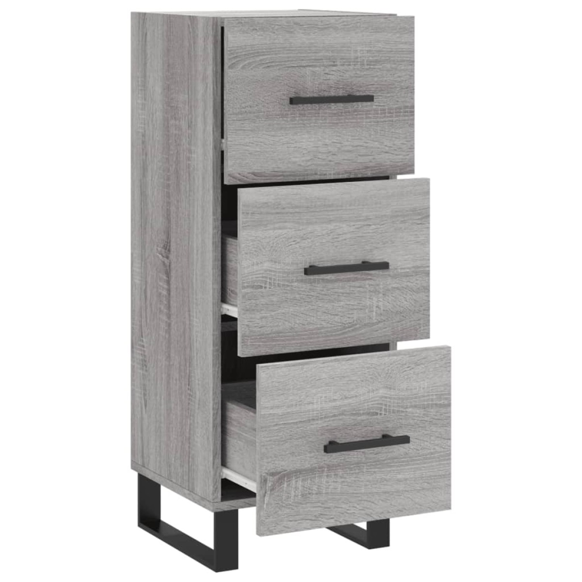 vidaXL Ντουλάπι Γκρι Sonoma 34,5x34x90 εκ. από Επεξεργασμένο Ξύλο