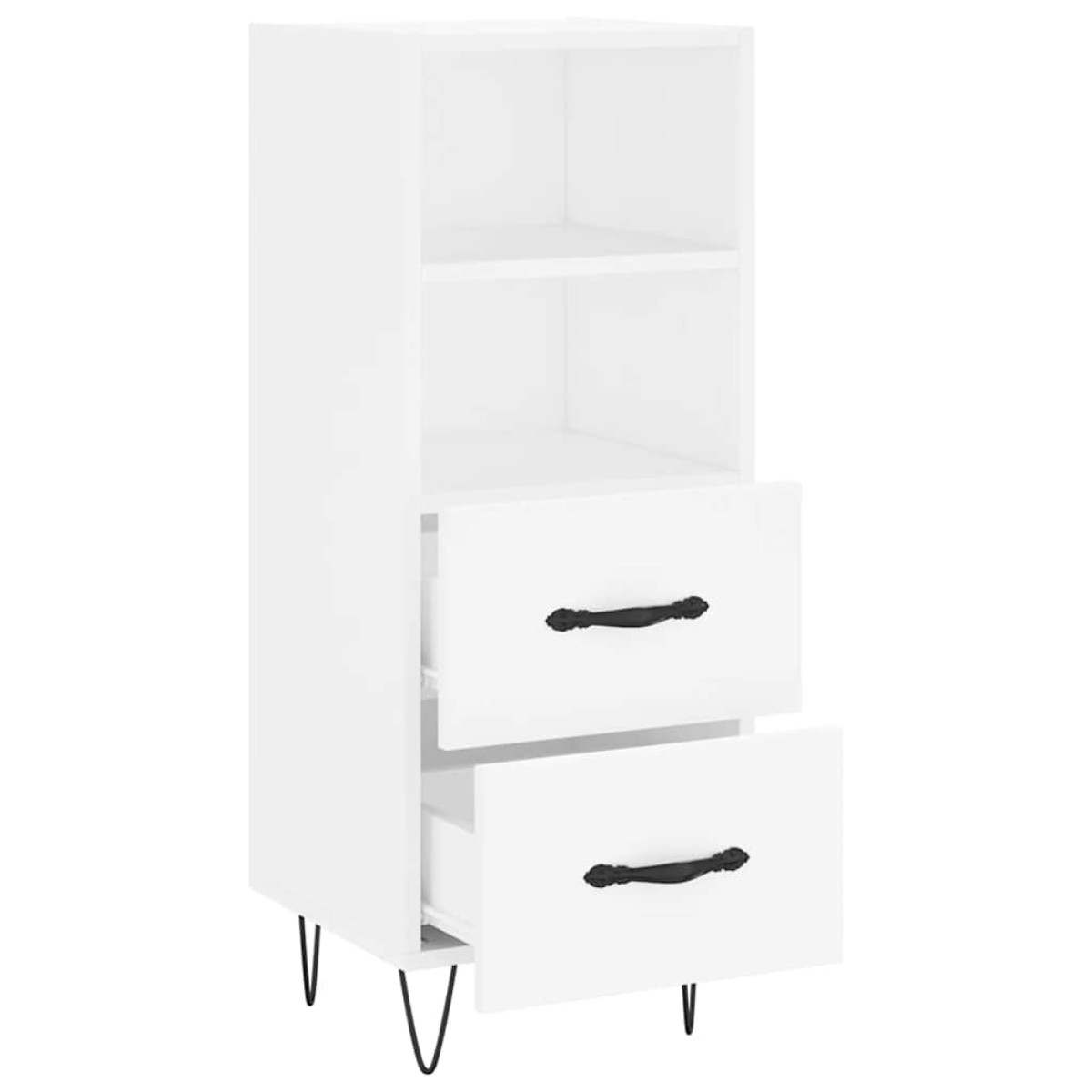 vidaXL Ντουλάπι Λευκό 34,5 x 34 x 90 εκ. από Επεξεργασμένο Ξύλο