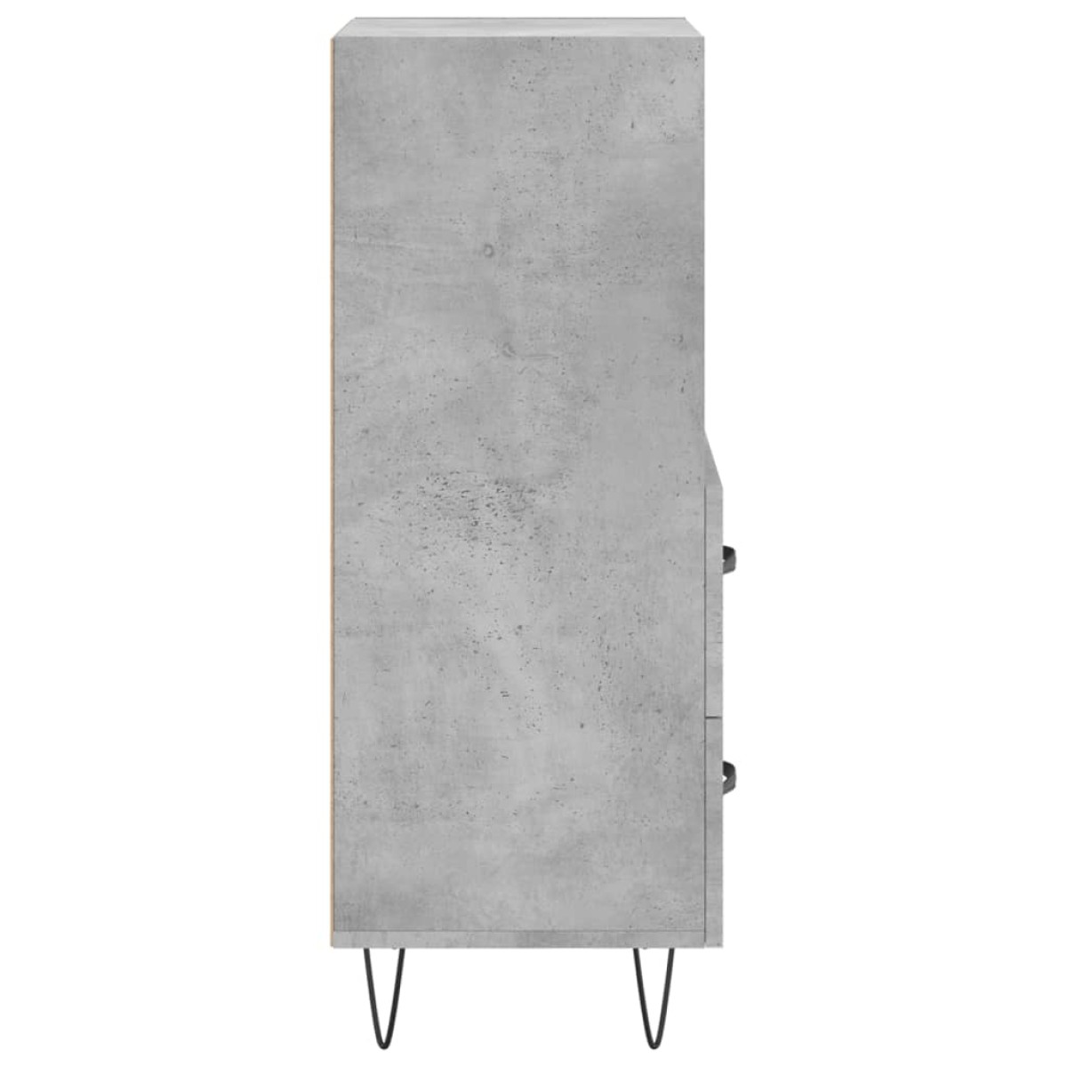 vidaXL Ντουλάπι Γκρι Σκυροδέματος 34,5x34x90 εκ. Επεξεργασμένο Ξύλο