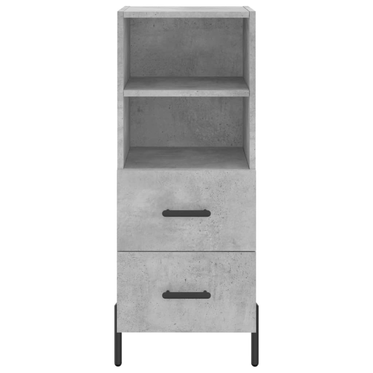 vidaXL Ντουλάπι Γκρι Σκυροδέματος 34,5x34x90 εκ. Επεξεργασμένο Ξύλο