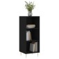 vidaXL Ντουλάπι Μαύρο 34,5x32,5x90 εκ. Επεξεργασμένο Ξύλο