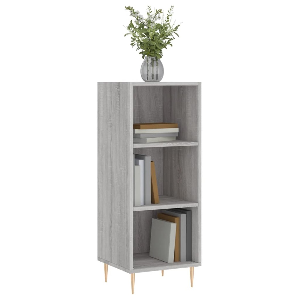 vidaXL Ντουλάπι Γκρι sonoma 34,5x32,5x90εκ. από Επεξεργασμένο Ξύλο