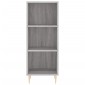 vidaXL Ντουλάπι Γκρι sonoma 34,5x32,5x90εκ. από Επεξεργασμένο Ξύλο