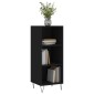 vidaXL Ντουλάπι Μαύρο 34,5x32,5x90 εκ. Επεξεργασμένο Ξύλο
