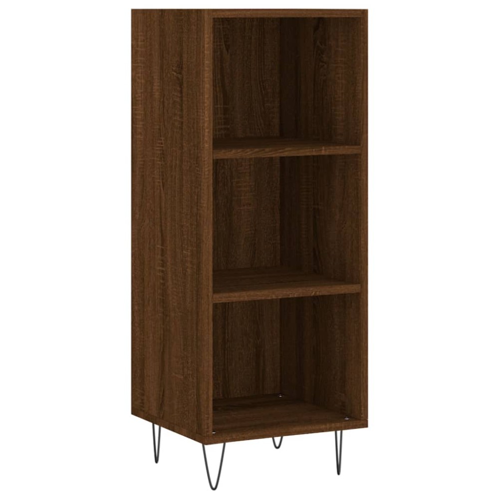 vidaXL Ντουλάπι Καφέ Δρυς 34,5x32,5x90 εκ. Επεξεργασμένο Ξύλο