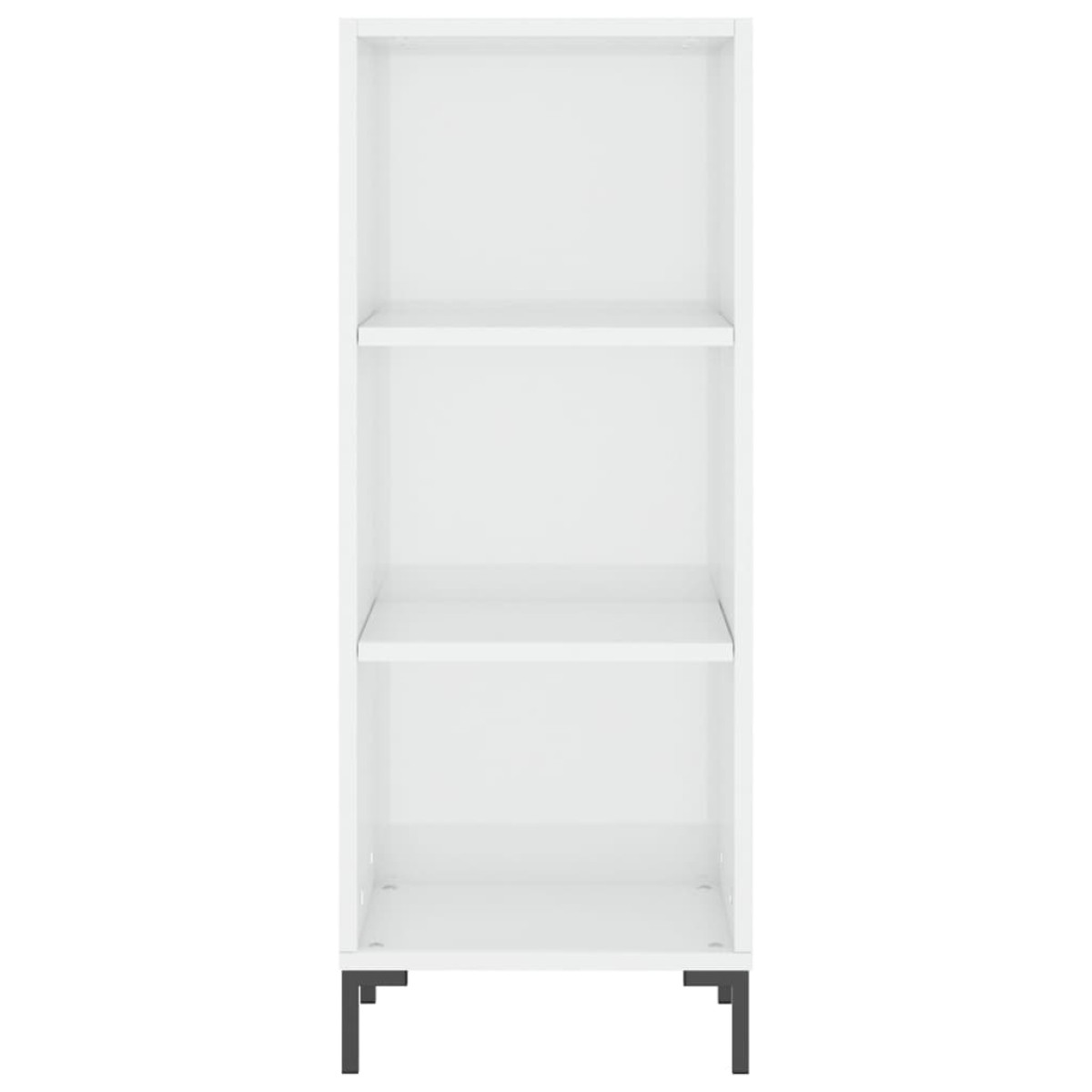 vidaXL Ντουλάπι Γυαλιστερό Λευκό 34,5 x 32,5 x 90 εκ. Επεξεργ. Ξύλο