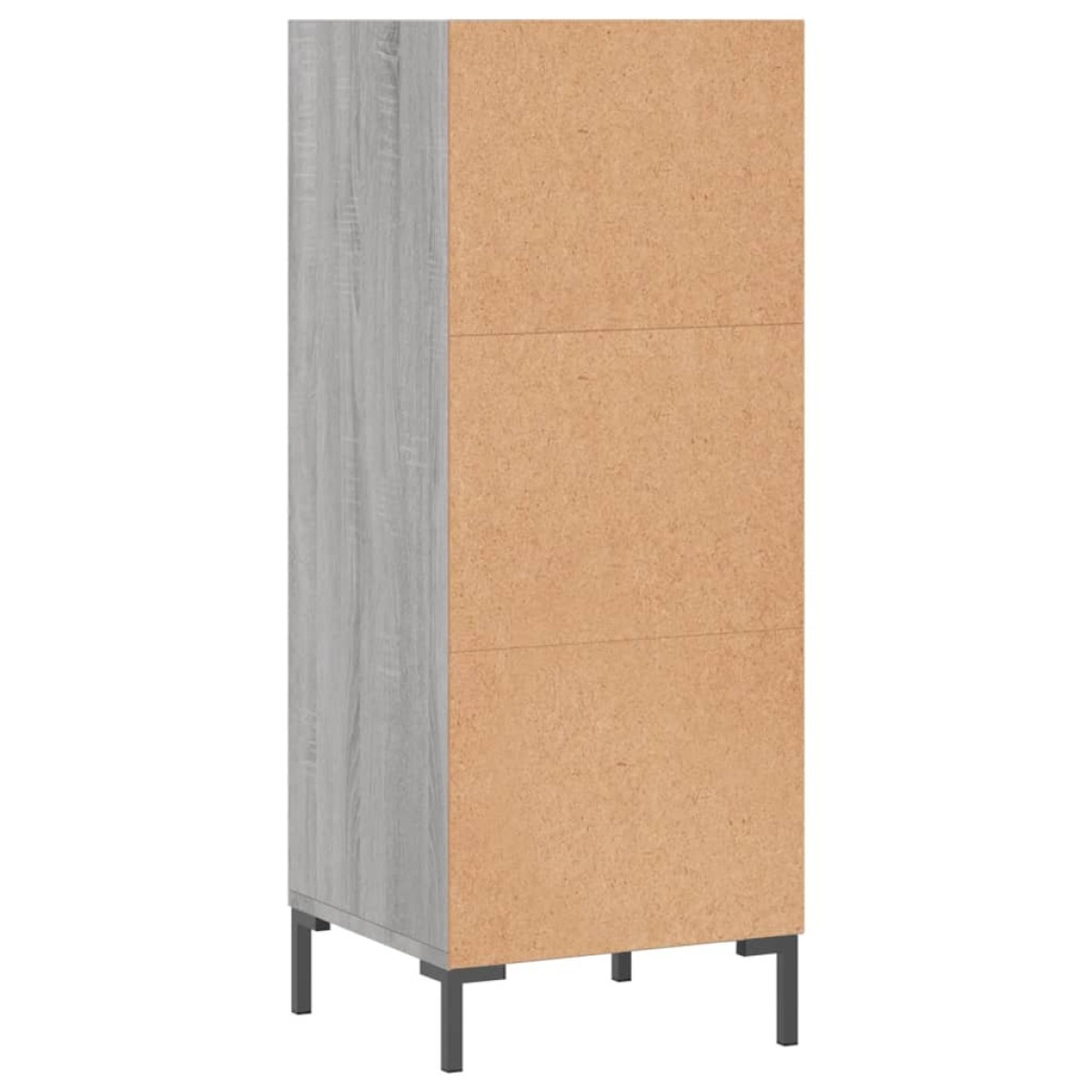 vidaXL Ντουλάπι Γκρι sonoma 34,5x32,5x90εκ. από Επεξεργασμένο Ξύλο