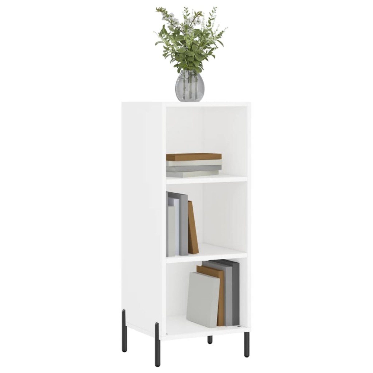 vidaXL Ντουλάπι Λευκό 34,5x32,5x90 εκ. Επεξεργασμένο Ξύλο