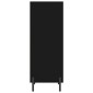 vidaXL Ντουλάπι Μαύρο 34,5x32,5x90 εκ. Επεξεργασμένο Ξύλο