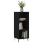 vidaXL Ντουλάπι Μαύρο 34,5x32,5x90 εκ. Επεξεργασμένο Ξύλο