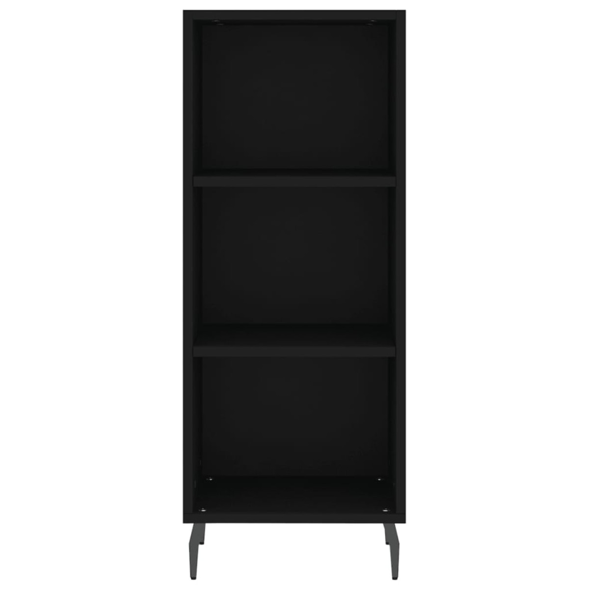 vidaXL Ντουλάπι Μαύρο 34,5x32,5x90 εκ. Επεξεργασμένο Ξύλο