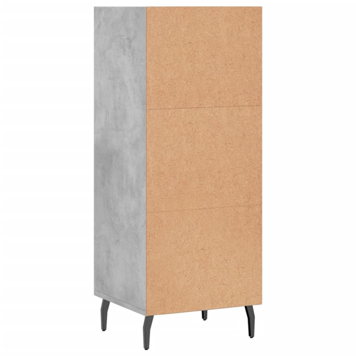 vidaXL Ντουλάπι Γκρι Σκυροδέματος 34,5x32,5x90 εκ. Επεξεργασμένο Ξύλο