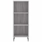 vidaXL Ντουλάπι Γκρι sonoma 34,5x32,5x90εκ. από Επεξεργασμένο Ξύλο