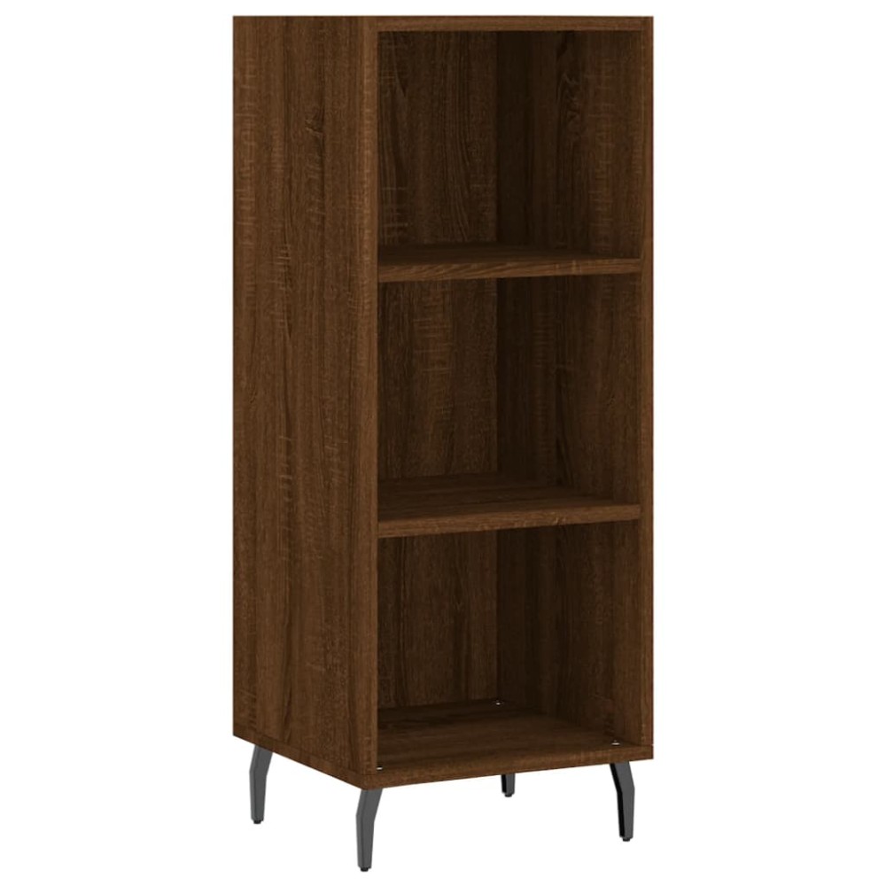 vidaXL Ντουλάπι Καφέ Δρυς 34,5x32,5x90 εκ. Επεξεργασμένο Ξύλο