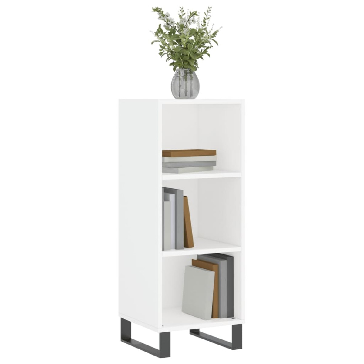 vidaXL Ντουλάπι Λευκό 34,5x32,5x90 εκ. Επεξεργασμένο Ξύλο