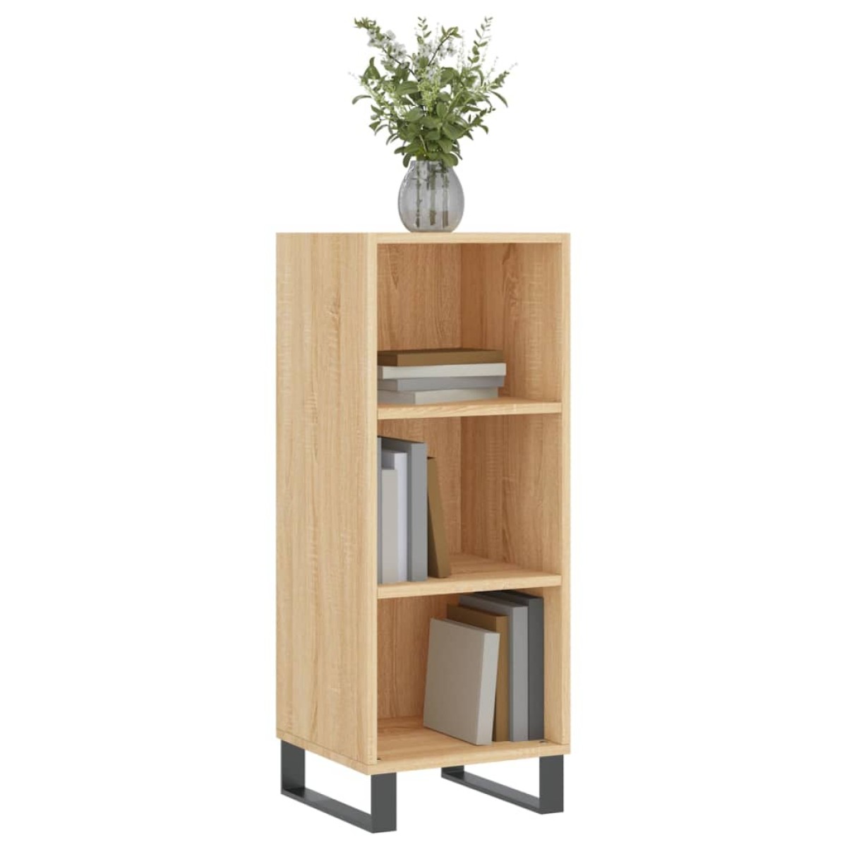 vidaXL Ντουλάπι Sonoma Δρυς 34,5x32,5x90 εκ. από Επεξεργασμένο Ξύλο