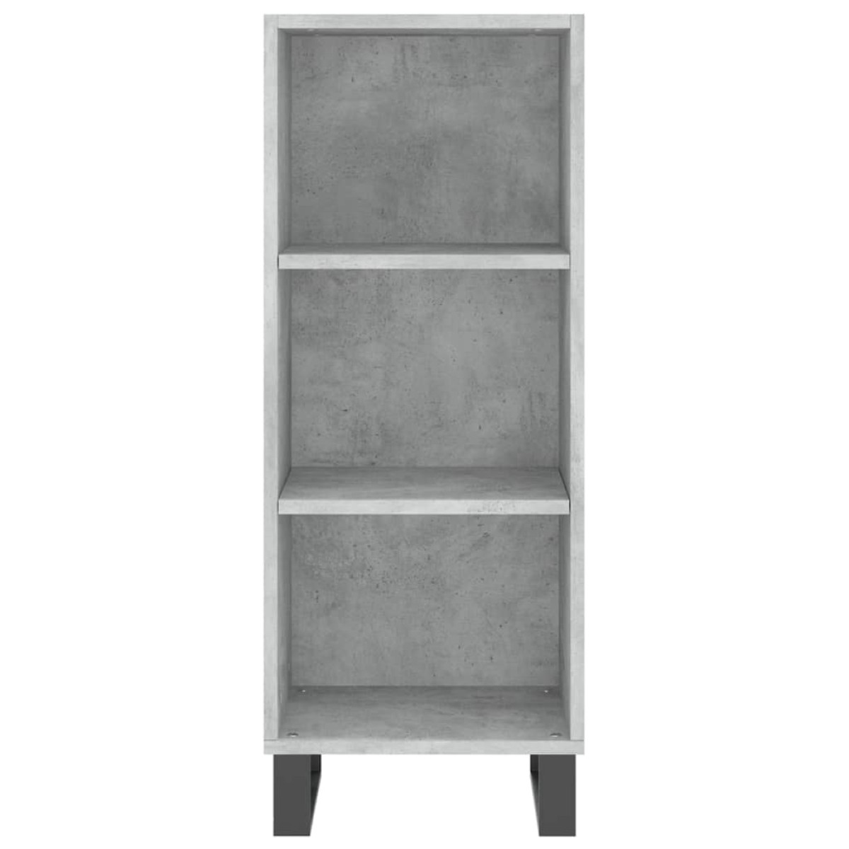 vidaXL Ντουλάπι Γκρι Σκυροδέματος 34,5x32,5x90 εκ. Επεξεργασμένο Ξύλο