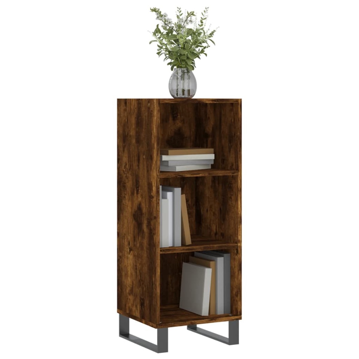 vidaXL Ντουλάπι Καπνιστή Δρυς 34,5 x 32,5 x 90 εκ. από Επεξεργ. Ξύλο