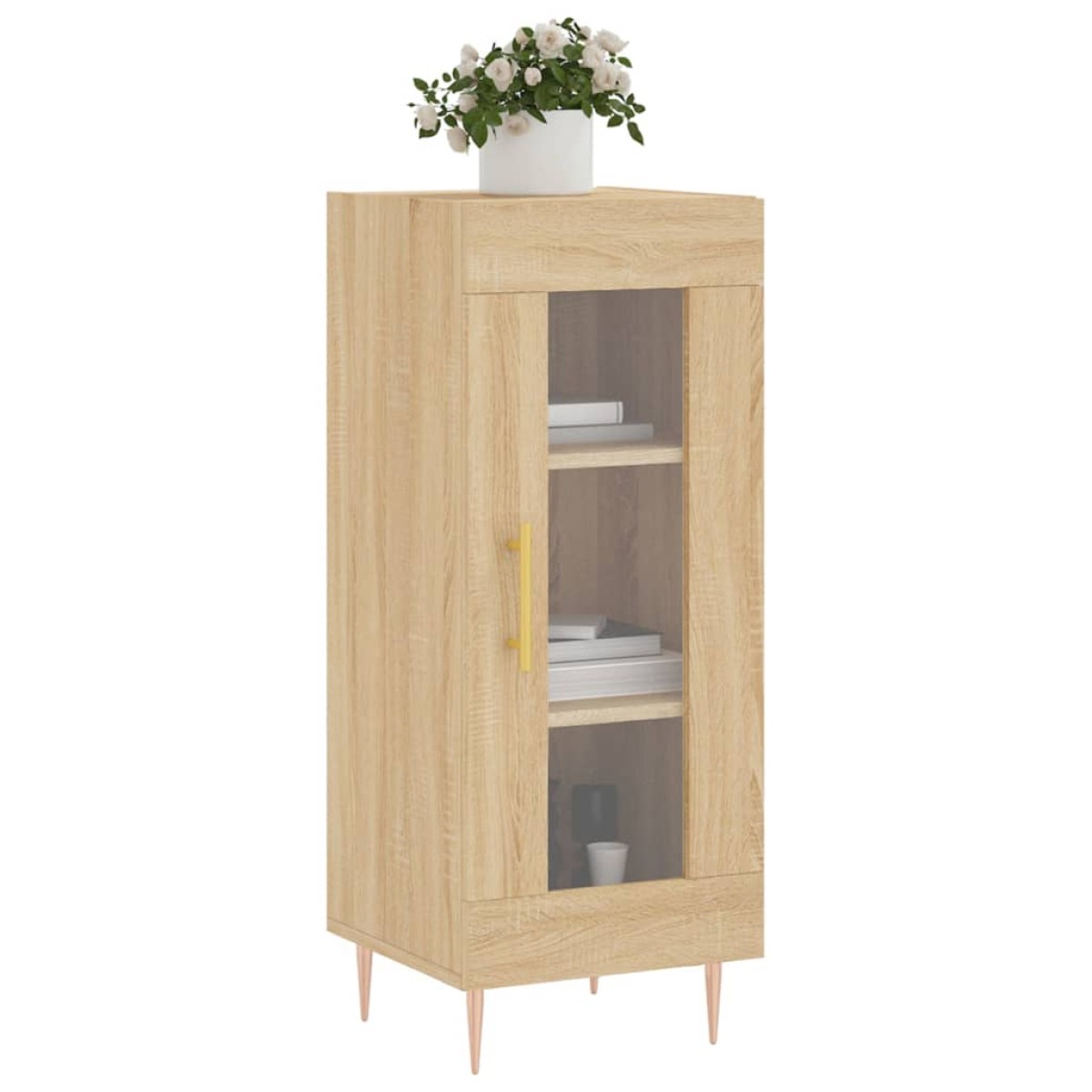 vidaXL Ντουλάπι Sonoma Δρυς 34,5x34x90 εκ. από Επεξεργασμένο Ξύλο