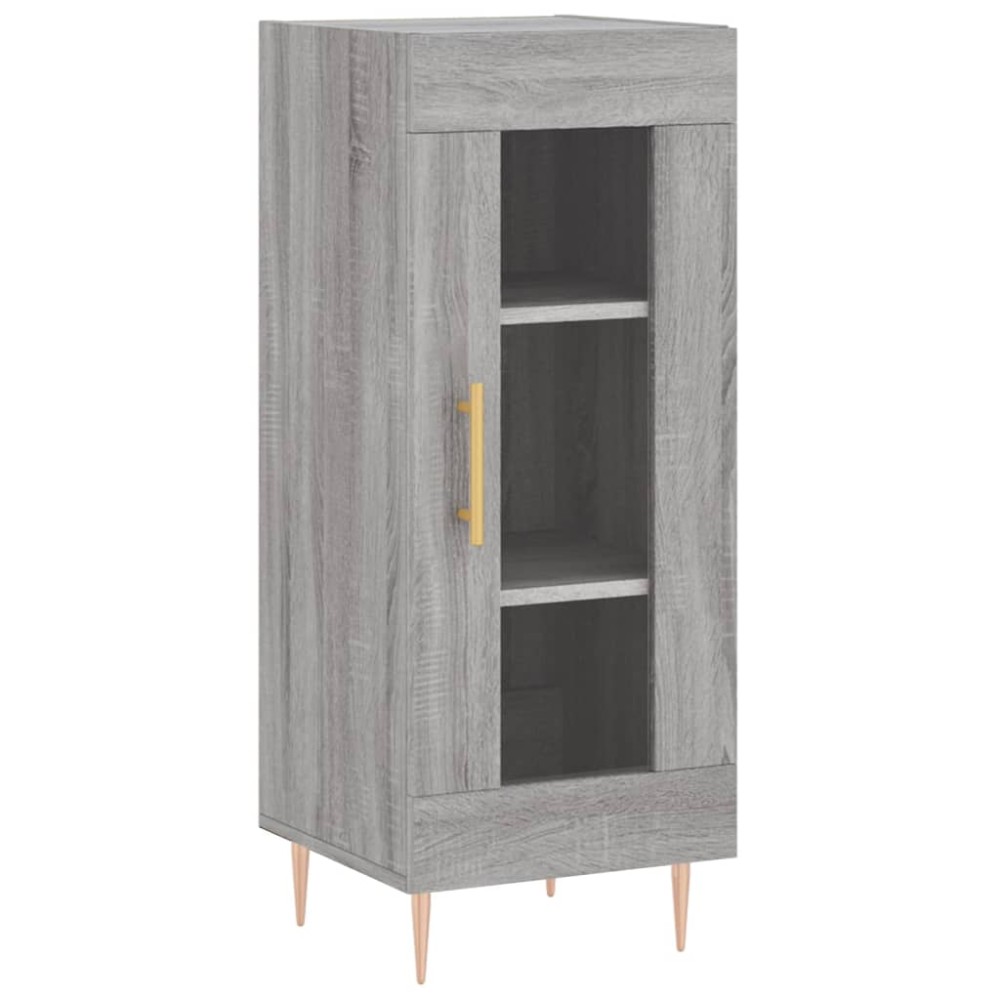 vidaXL Ντουλάπι Γκρι Sonoma 34,5x34x90 εκ. από Επεξεργασμένο Ξύλο