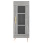 vidaXL Ντουλάπι Γκρι Sonoma 34,5x34x90 εκ. από Επεξεργασμένο Ξύλο