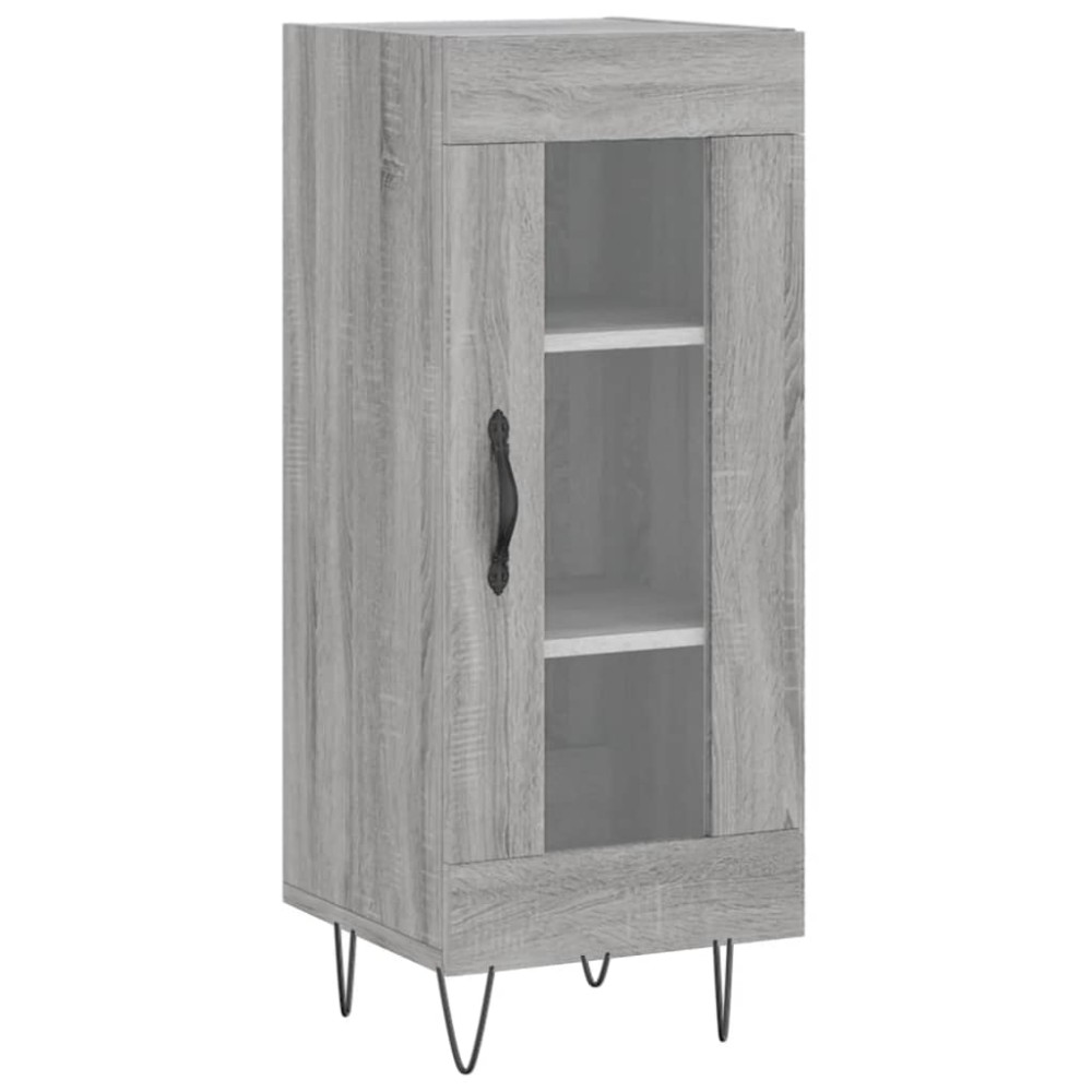 vidaXL Ντουλάπι Γκρι Sonoma 34,5x34x90 εκ. από Επεξεργασμένο Ξύλο
