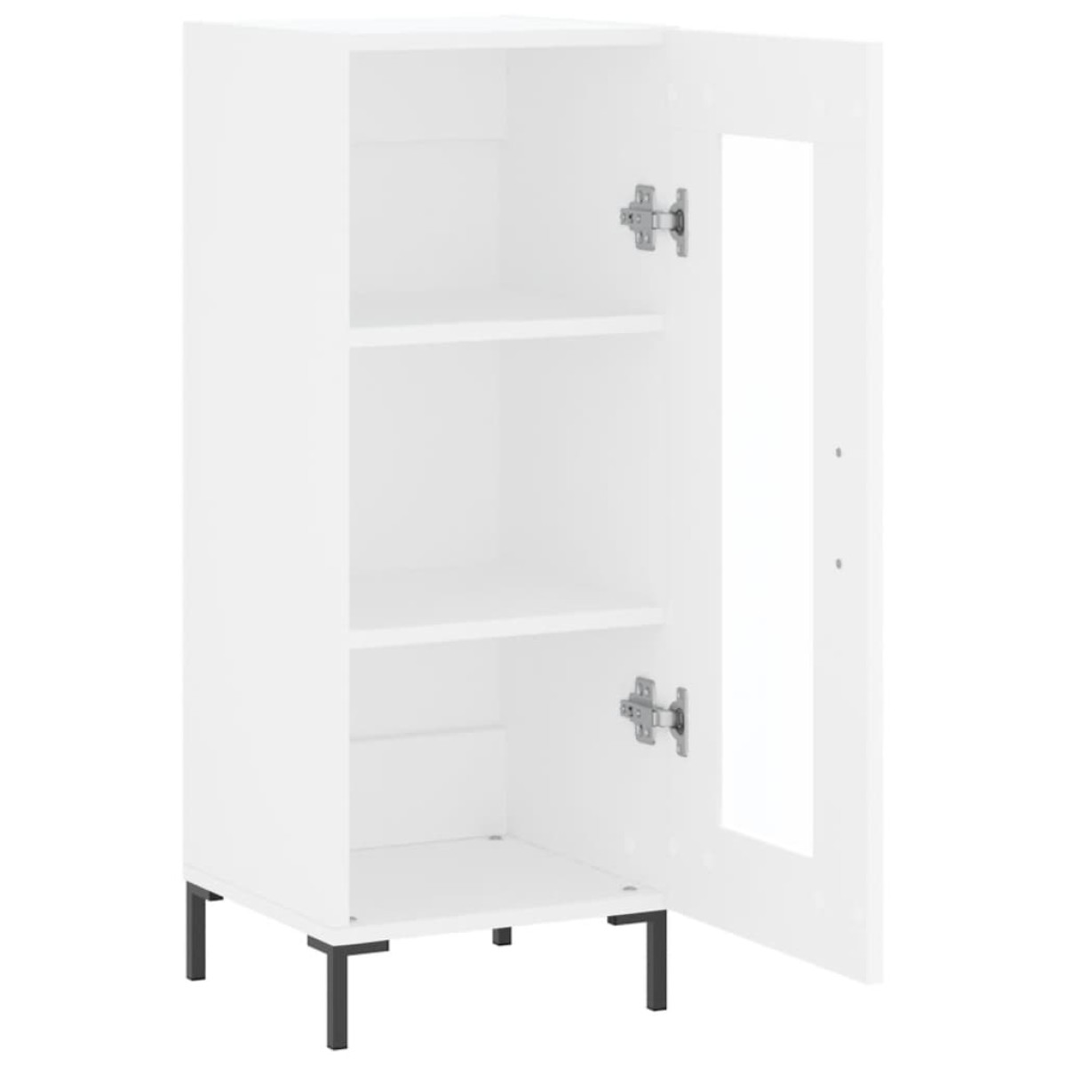 vidaXL Ντουλάπι Λευκό 34,5 x 34 x 90 εκ. από Επεξεργασμένο Ξύλο