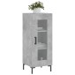 vidaXL Ντουλάπι Γκρι Σκυροδέματος 34,5x34x90 εκ. Επεξεργασμένο Ξύλο