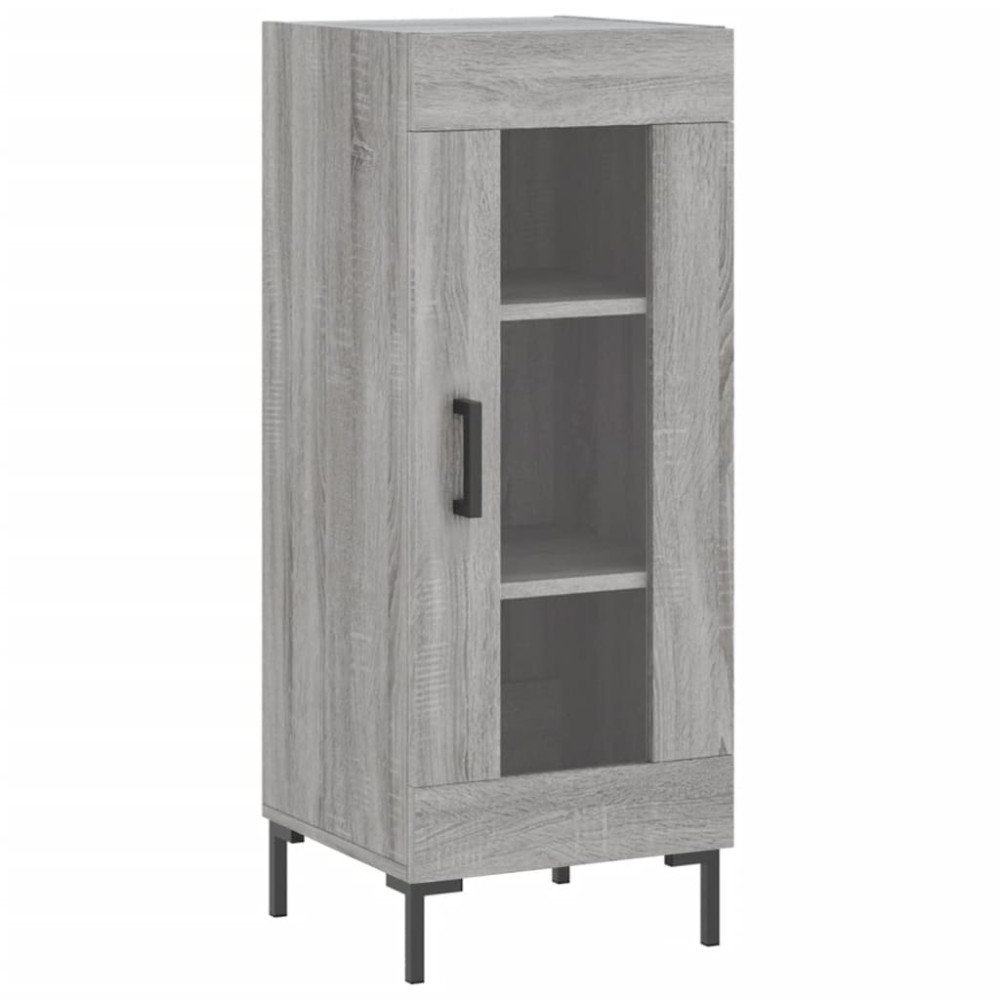 vidaXL Ντουλάπι Γκρι Sonoma 34,5x34x90 εκ. από Επεξεργασμένο Ξύλο
