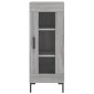 vidaXL Ντουλάπι Γκρι Sonoma 34,5x34x90 εκ. από Επεξεργασμένο Ξύλο