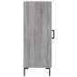 vidaXL Ντουλάπι Γκρι Sonoma 34,5x34x90 εκ. από Επεξεργασμένο Ξύλο
