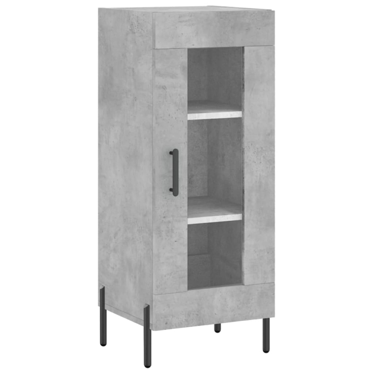vidaXL Ντουλάπι Γκρι Σκυροδέματος 34,5x34x90 εκ. Επεξεργασμένο Ξύλο
