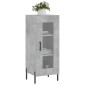 vidaXL Ντουλάπι Γκρι Σκυροδέματος 34,5x34x90 εκ. Επεξεργασμένο Ξύλο