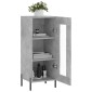 vidaXL Ντουλάπι Γκρι Σκυροδέματος 34,5x34x90 εκ. Επεξεργασμένο Ξύλο