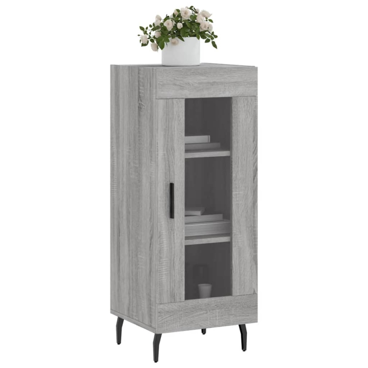 vidaXL Ντουλάπι Γκρι Sonoma 34,5x34x90 εκ. από Επεξεργασμένο Ξύλο