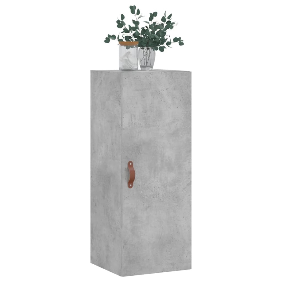 vidaXL Ντουλάπι Τοίχου Γκρι Σκυροδέματος 34,5 x 34 x 90 εκ.