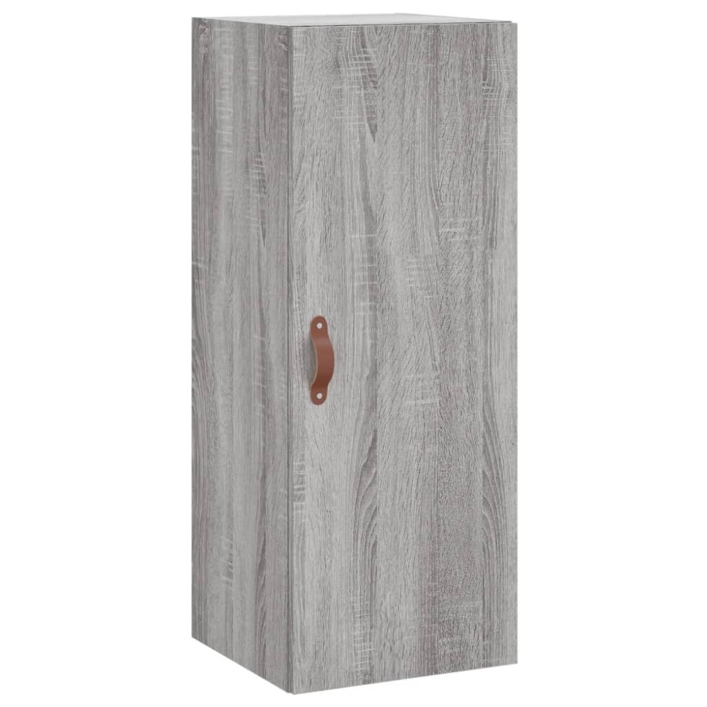 vidaXL Ντουλάπι Τοίχου Γκρι Sonoma 34,5 x 34 x 90 εκ.