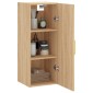 vidaXL Ντουλάπι Τοίχου Sonoma Δρυς 34,5 x 34 x 90 εκ.