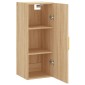 vidaXL Ντουλάπι Τοίχου Sonoma Δρυς 34,5 x 34 x 90 εκ.