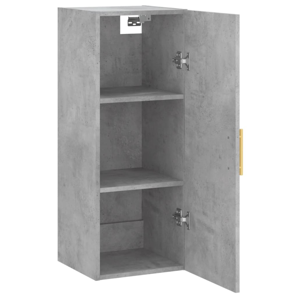vidaXL Ντουλάπι Τοίχου Γκρι Σκυροδέματος 34,5 x 34 x 90 εκ.