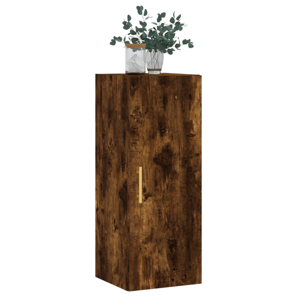 vidaXL Ντουλάπι Τοίχου Καπνιστή Δρυς 34,5 x 34 x 90 εκ.