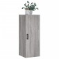 vidaXL Ντουλάπι Τοίχου Γκρι Sonoma 34,5 x 34 x 90 εκ.