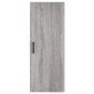 vidaXL Ντουλάπι Τοίχου Γκρι Sonoma 34,5 x 34 x 90 εκ.