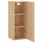 vidaXL Ντουλάπι Τοίχου Sonoma Δρυς 34,5 x 34 x 90 εκ.