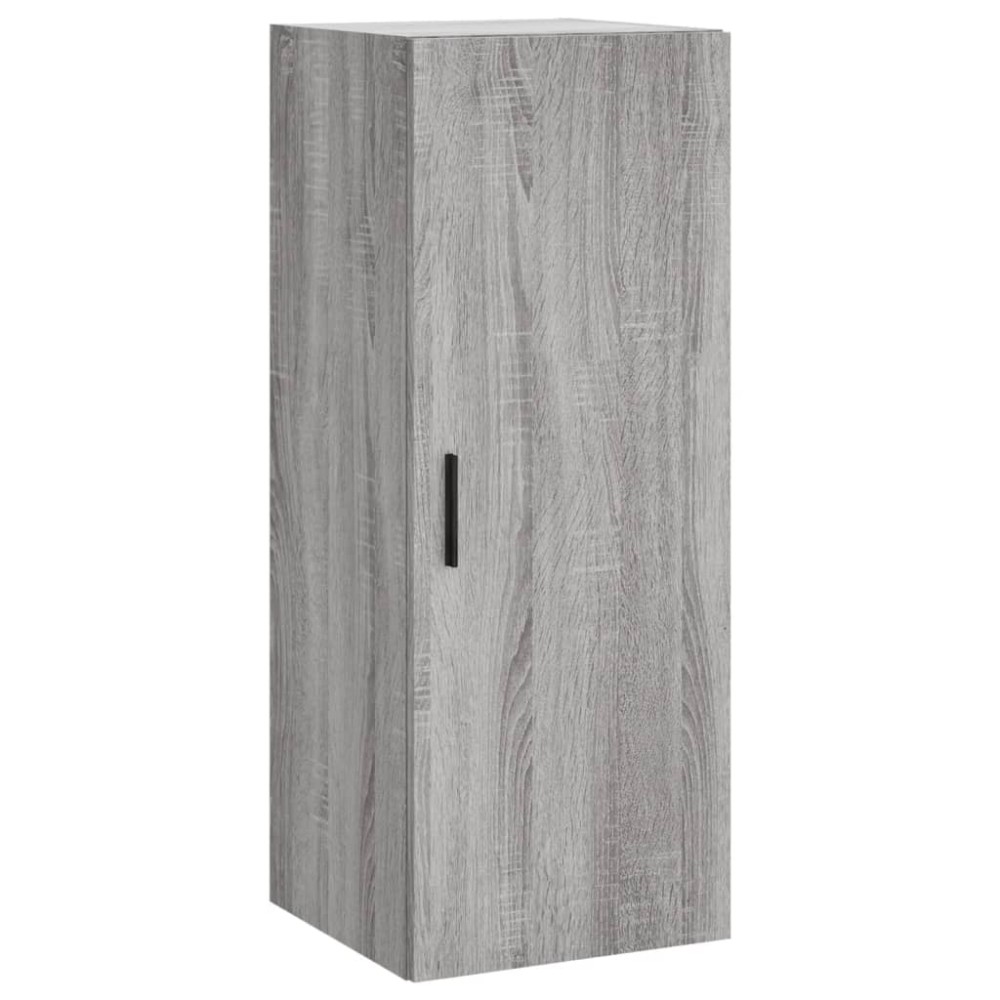 vidaXL Ντουλάπι Τοίχου Γκρι Sonoma 34,5 x 34 x 90 εκ.