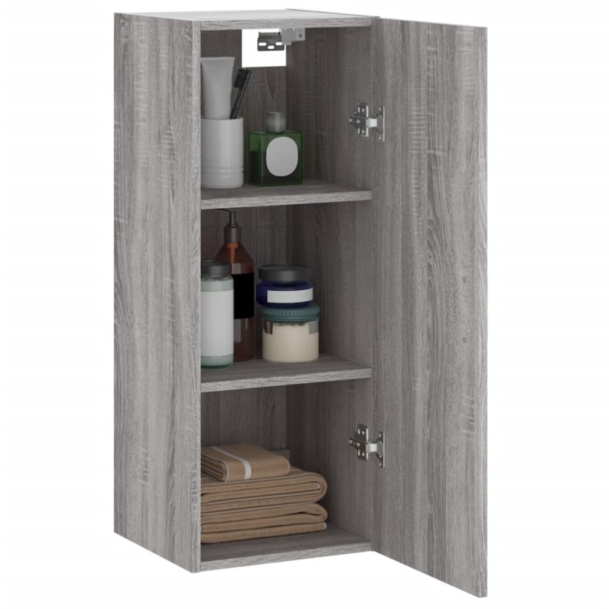 vidaXL Ντουλάπι Τοίχου Γκρι Sonoma 34,5 x 34 x 90 εκ.