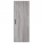 vidaXL Ντουλάπι Τοίχου Γκρι Sonoma 34,5 x 34 x 90 εκ.