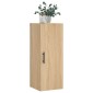 vidaXL Ντουλάπι Τοίχου Sonoma Δρυς 34,5 x 34 x 90 εκ.