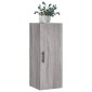 vidaXL Ντουλάπι Τοίχου Γκρι Sonoma 34,5 x 34 x 90 εκ.